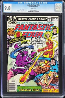 Fantastic Four #204 CGC 9.8 White 1st Appearance NOVA PRIME 1979 Marvel Comics