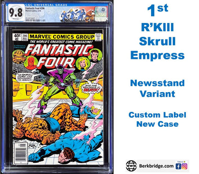 Fantastic Four #206 CGC 9.8 Newsstand White 1st Appearance 1979 Marvel Comics