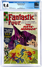 Load image into Gallery viewer, Fantastic Four #21 CGC 9.4 White Pages 1963 Marvel Comics 1st Appearance Hate-Monger