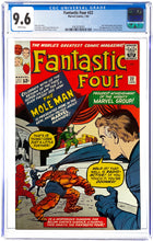 Load image into Gallery viewer, Fantastic Four #22 CGC 9.6 White Pages 1964 Marvel Comics 1st Sue Storm Full Power 2nd Mole Man