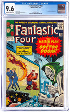 Load image into Gallery viewer, Fantastic Four #23 CGC 9.6 NM+ 1964 Marvel Comics Doctor Doom Appearance