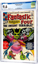 Load image into Gallery viewer, Fantastic Four #24 CGC 9.6 White Pages 1964 Marvel Comics