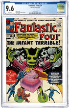 Load image into Gallery viewer, Fantastic Four #24 CGC 9.6 White Pages 1964 Marvel Comics