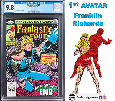 Fantastic Four #245 CGC 9.8 White 1982 Marvel Comics 1st AVATAR
