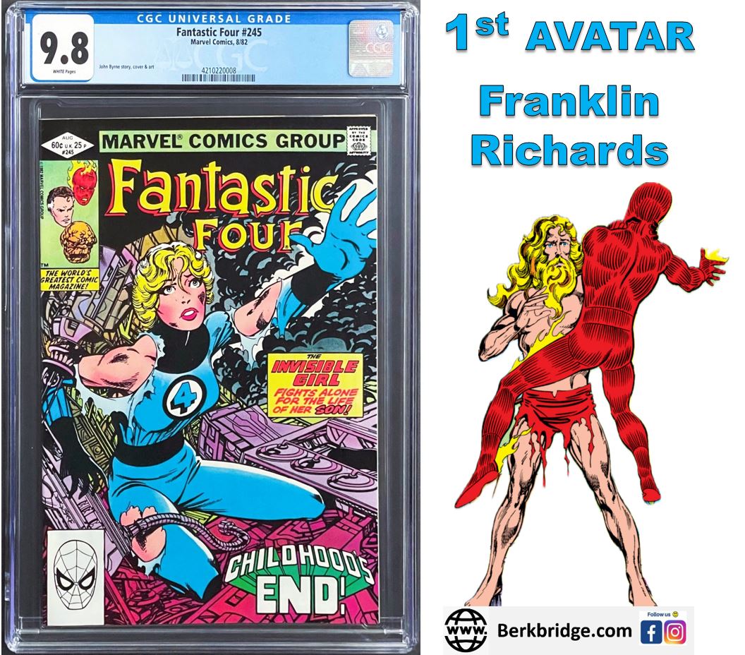 Fantastic Four #245 CGC 9.8 White 1982 Marvel Comics 1st AVATAR