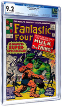 Load image into Gallery viewer, Fantastic Four #25 CGC 9.2 Ow White Pages 1964 Marvel Comics Hulk vs. Thing
