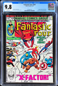 Fantastic Four #250 CGC 9.8 White 1983 Marvel Comics