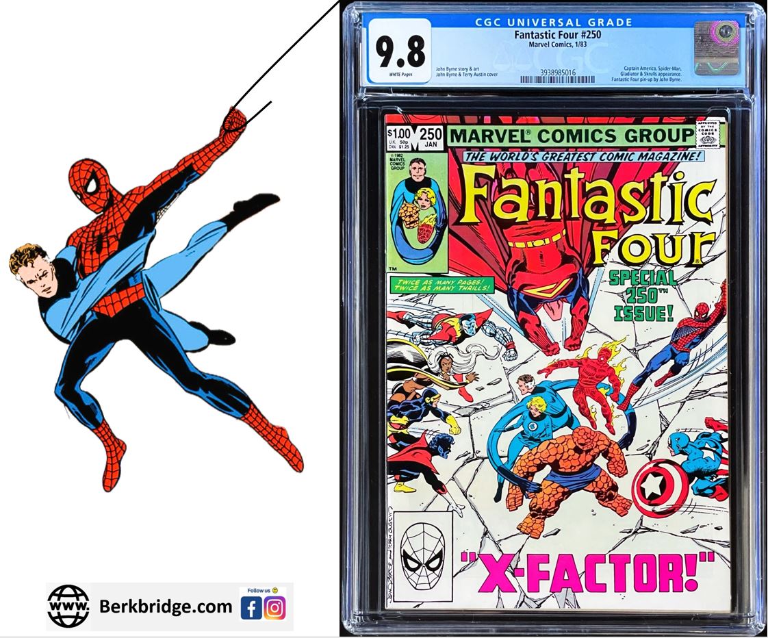 Fantastic Four #250 CGC 9.8 White 1983 Marvel Comics