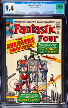 Load image into Gallery viewer, Fantastic Four #26 CGC 9.4 Ow White Pages 1964 Marvel Comics Hulk vs. Thing (Part 2)