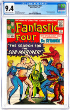 Load image into Gallery viewer, Fantastic Four #27 CGC 9.4 NM 1964 Marvel Comics 1st Doctor Strange Meeting FF