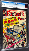 Load image into Gallery viewer, Fantastic Four #28 CGC 9.4 White Pages 1964 Marvel Comics 1st X-Men Meeting FF