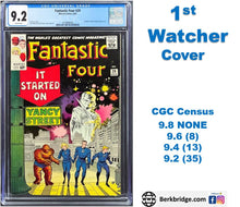Load image into Gallery viewer, Fantastic Four #29 CGC 9.2 White Pages 1964 Marvel Comics 1st Appearance Watcher Cover