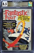 Load image into Gallery viewer, Fantastic Four #3 CGC 8.5 Pedigree 1962 Marvel Comics 1st Appearance Miracle Man