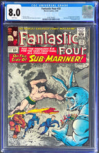 Load image into Gallery viewer, Fantastic Four #33 CGC 8.0 White 1964 Marvel Comics 1st Appearance Attuma