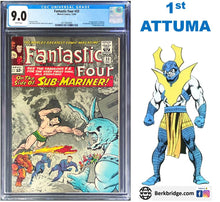 Load image into Gallery viewer, Fantastic Four #33 CGC 9.0 White 1964 Marvel Comics 1st Appearance Attuma