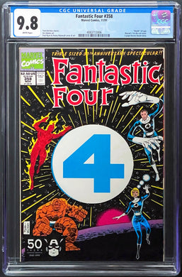 Fantastic Four #358 CGC 9.8 White 1991 Marvel Comics 1st Appearance