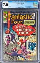Load image into Gallery viewer, Fantastic Four #36 CGC 7.0 White Pages 1965 Marvel Comics 1st Appearance Medusa