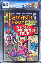Load image into Gallery viewer, Fantastic Four #36 CGC 8.5 White 1st Appearance Medusa 1965 Marvel Comics (Custom Label)