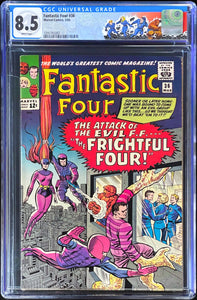 Fantastic Four #36 CGC 8.5 White 1st Appearance Medusa 1965 Marvel Comics (Custom Label)