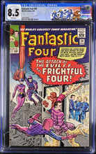 Load image into Gallery viewer, Fantastic Four #36 CGC 8.5 White 1st Appearance Medusa 1965 Marvel Comics (Custom Label)