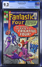 Load image into Gallery viewer, Fantastic Four #36 CGC 9.2 White Pages 1965 Marvel Comics 1st Appearance Medusa Frightful 4