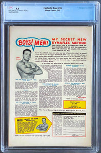 Fantastic Four #36 CGC 9.4 1965 Marvel Comics 1st Appearance Medusa Frightful Four