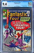 Load image into Gallery viewer, Fantastic Four #36 CGC 9.4 1965 Marvel Comics 1st Appearance Medusa Frightful Four