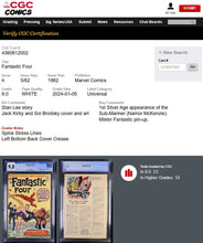 Load image into Gallery viewer, Fantastic Four #4 CGC 9.0 White Pages 1962 Marvel Comics 1st Appearance Sub-Mariner (CVA Exceptional)