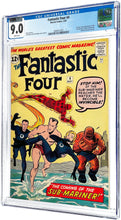 Load image into Gallery viewer, Fantastic Four #4 CGC 9.0 White Pages 1962 Marvel Comics 1st Appearance Sub-Mariner (CVA Exceptional)
