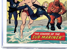 Load image into Gallery viewer, Fantastic Four #4 CGC 9.0 White Pages 1962 Marvel Comics 1st Appearance Sub-Mariner (CVA Exceptional)