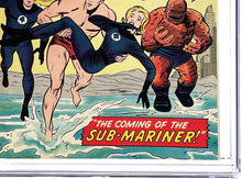 Load image into Gallery viewer, Fantastic Four #4 CGC 9.0 White Pages 1962 Marvel Comics 1st Appearance Sub-Mariner (CVA Exceptional)