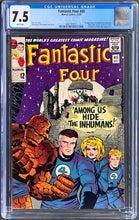 Load image into Gallery viewer, Fantastic Four #45 CGC 7.5 White 1st Appearance Inhumans 1965 Marvel Comics