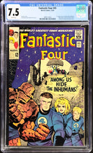 Load image into Gallery viewer, Fantastic Four #45 CGC 7.5 White Pages 1965 Marvel Comics 1st Appearance INHUMANS