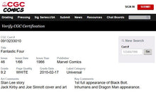 Load image into Gallery viewer, Fantastic Four #46 CGC 9.2 White 1966 Marvel Comics 1st Full Appearance Black Bolt