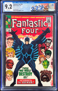 Fantastic Four #46 CGC 9.2 White 1966 Marvel Comics 1st Full Appearance Black Bolt (Unpressed)