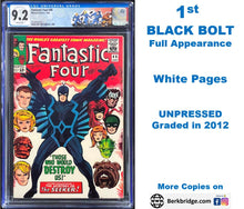 Load image into Gallery viewer, Fantastic Four #46 CGC 9.2 White 1966 Marvel Comics 1st Full Appearance Black Bolt (Unpressed)