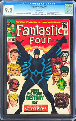 Fantastic Four #46 CGC 9.2 White 1966 Marvel Comics 1st Full Appearance Black Bolt