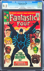 Fantastic Four #46 CGC 9.2 White 1966 Marvel Comics 1st Full Appearance Black Bolt