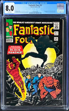 Load image into Gallery viewer, Fantastic Four #52 CGC 8.0 WHITE 1966 Marvel Comics 1st Appearance Black Panther