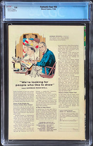 Fantastic Four #56 CGC 9.4 White Pages 1966 Marvel Comics