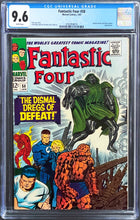 Load image into Gallery viewer, Fantastic Four #58 CGC 9.6 White Pages 1967 Marvel Comics (Unpressed)