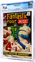 Load image into Gallery viewer, Fantastic Four #61 CGC 9.6 White Pages 1967 Marvel Comics Sandman Classic Cover