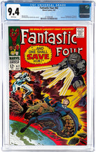 Load image into Gallery viewer, Fantastic Four #62 CGC 9.4 White Pages 1967 Marvel Comics 1st Appearance BLASTAAR