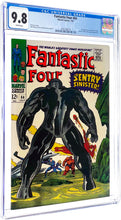 Load image into Gallery viewer, Fantastic Four #64 CGC 9.8 White Pages 1967 Marvel Comics 1st Appearance Kree Sentry