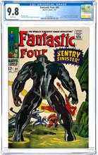 Load image into Gallery viewer, Fantastic Four #64 CGC 9.8 White Pages 1967 Marvel Comics 1st Appearance Kree Sentry