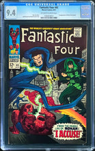 Load image into Gallery viewer, Fantastic Four #65 CGC 9.4 NM 1967 Marvel Comics 1st Appearance Ronan