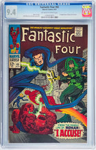 Load image into Gallery viewer, Fantastic Four #65 CGC 9.4 NM 1967 Marvel Comics 1st Appearance Ronan