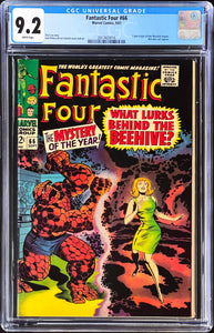 Fantastic Four #65 #66 #67 CGC 9.2 White 1967 Marvel Comics Lot (3)