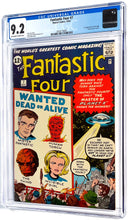 Load image into Gallery viewer, Fantastic Four #7 CGC 9.2 1962 Marvel Comics 1st Appearance Kurgo