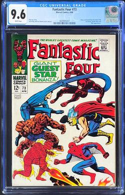 Fantastic Four #73 CGC 9.6 White Pages 1968 Marvel Comics
